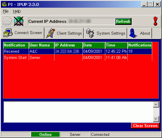 IPUP Screenshot